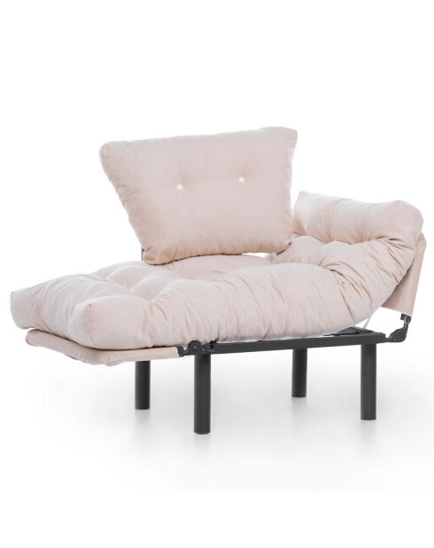 Fauteuil Nitta crème - 60x53x45 cm
