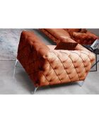 Fauteuil Como orange - 108x70x90 cm