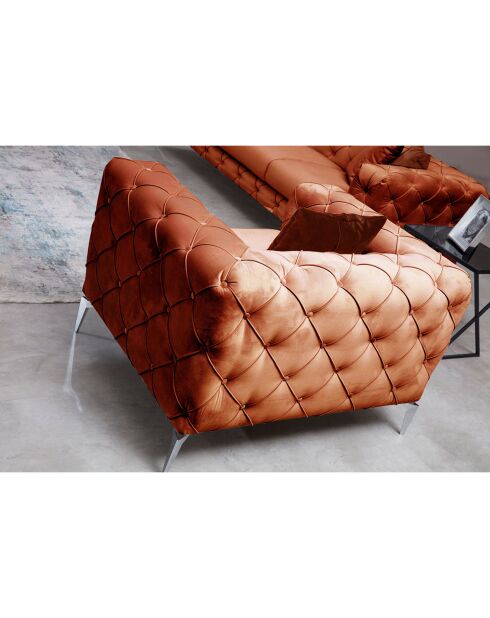 Fauteuil Como orange - 108x70x90 cm