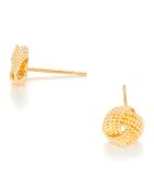 Boucles d'oreilles Tourbillon d'Amour  or jaune