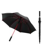 Parapluie de golf - Ouverture automatique - noir/rouge