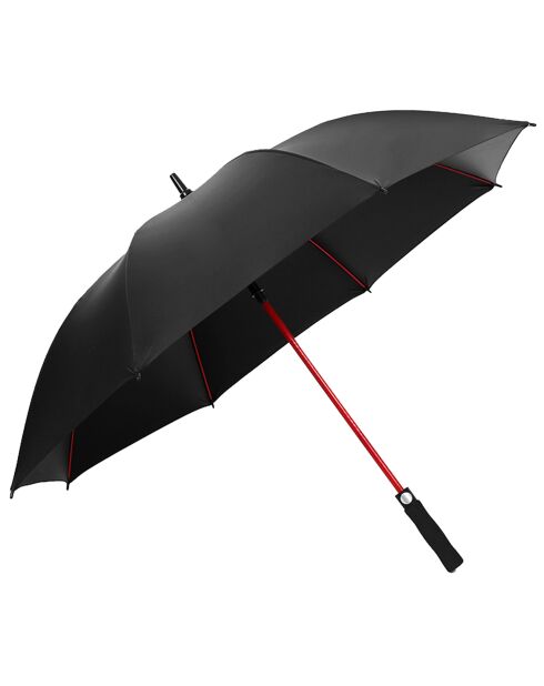 Golfschirm - automatische Öffnung - schwarz/rot