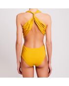 Maillot de Bain 1 pièce Doro en Coton Bio moutarde