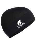 Cappello nero 100% lana merino