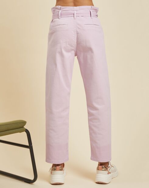 Pantalon Poeme rose