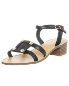 Sandales en Cuir Végétal Valerie noires
