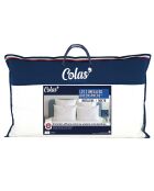 2 Oreillers moelleux anti-acariens & anti-bacteriens blancs - 45x70 cm
