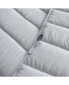 Couette tempérée Percale de Coton Microgel blanche