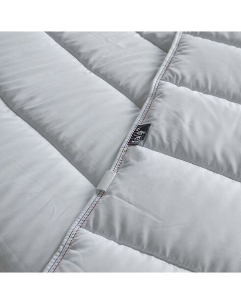 Couette tempérée Percale de Coton Microgel blanche