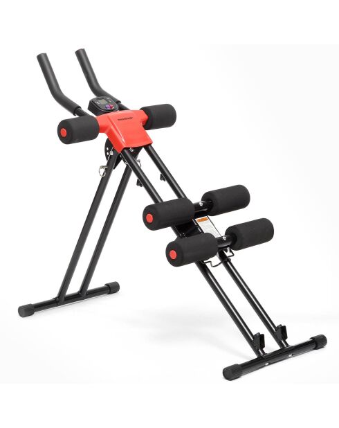 Machine pour abdominaux pliante Plawer noire