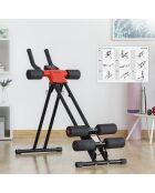 Machine pour abdominaux pliante Plawer noire