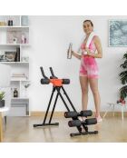 Machine pour abdominaux pliante Plawer noire