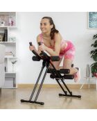 Machine pour abdominaux pliante Plawer noire