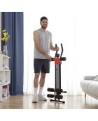 Machine pour abdominaux pliante Plawer noire