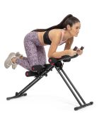 Machine pour abdominaux pliante Plawer noire