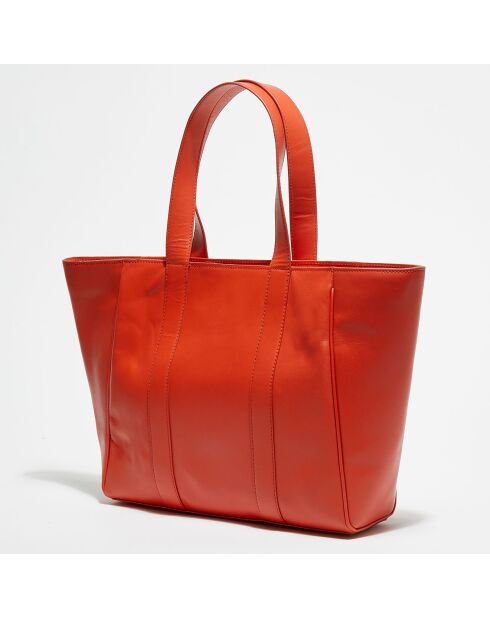 Sac cabas en Cuir Lise cimarron - 29x35x9 cm