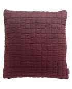 Coussin Stonewashed Swami prune - 45x45 cm
