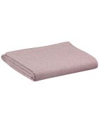 Drap housse Moony lie de vin