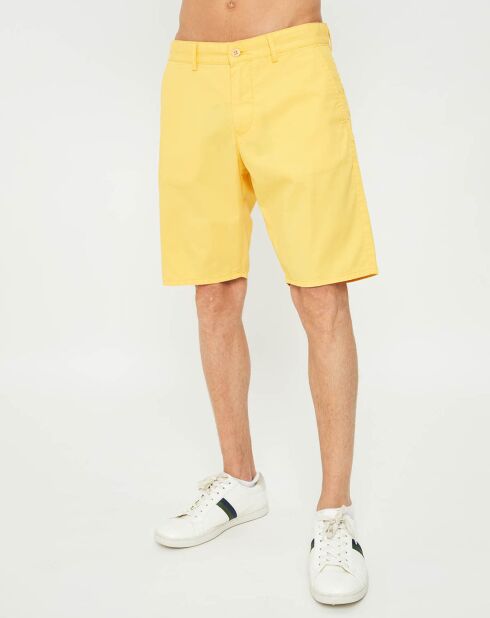 Bermuda droit  jaune