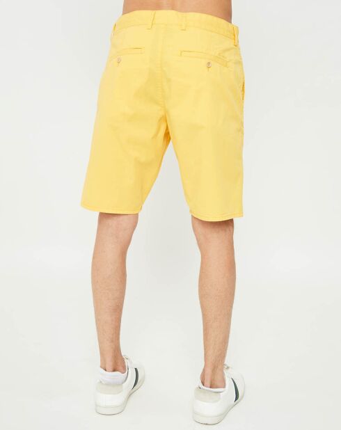 Bermuda droit  jaune