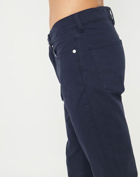 Pantalon slim 5 poches strecth bleu marine