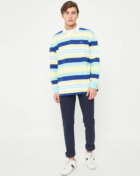 Pantalon slim 5 poches strecth bleu marine