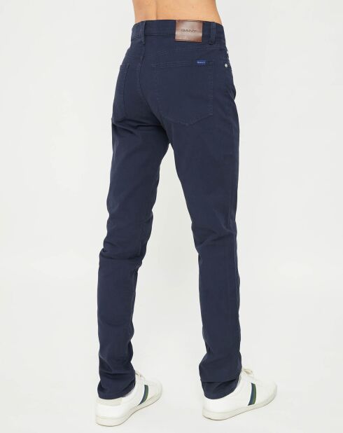 Pantalon slim 5 poches strecth bleu marine
