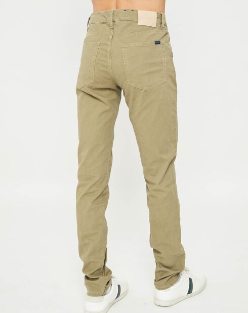 Pantalon slim 5 poches strecth kaki