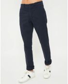 Pantalon chino ajusté Rustique bleu marine
