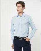 Chemise Slim Fit Oxford bleu clair