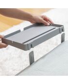 Plateau universel pour lit Bedten gris - 30x19 cm