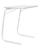 Table d'appoint pliante multi-usage Foldy blanche  - 53x70x39 cm