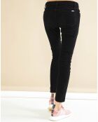 Pantalon en Velours côtelé  1000 Raies Scarlett noir