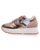 Baskets en Cuir Maran roses