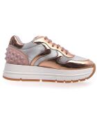 Baskets en Cuir Maran roses