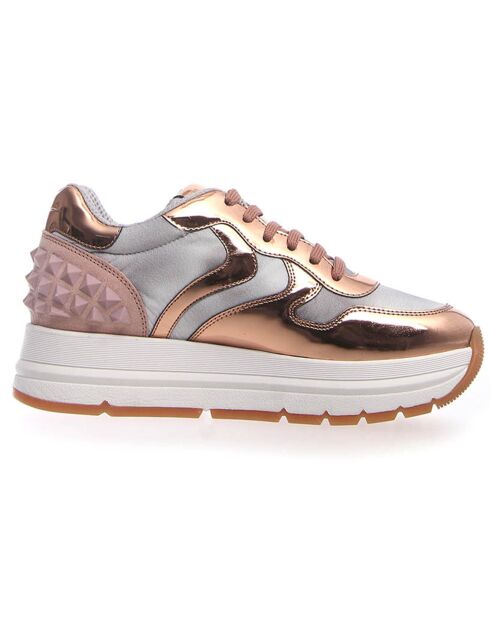 Baskets en Cuir Maran roses