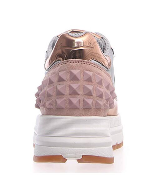 Baskets en Cuir Maran roses