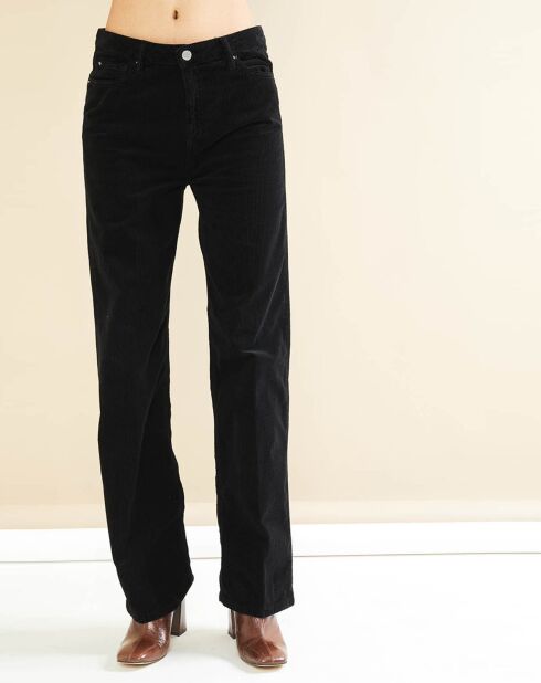 Pantalon en Velours côtelé  Farah noir