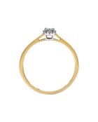 Bague Amoureuse 0.10 Diamants 0.1 ct or jaune
