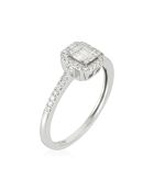 Bague Solitaire Lumineux Diamant 0.28 ct or blanc