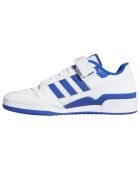 Baskets en Cuir Forum Low blanc/bleu