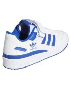 Baskets en Cuir Forum Low blanc/bleu