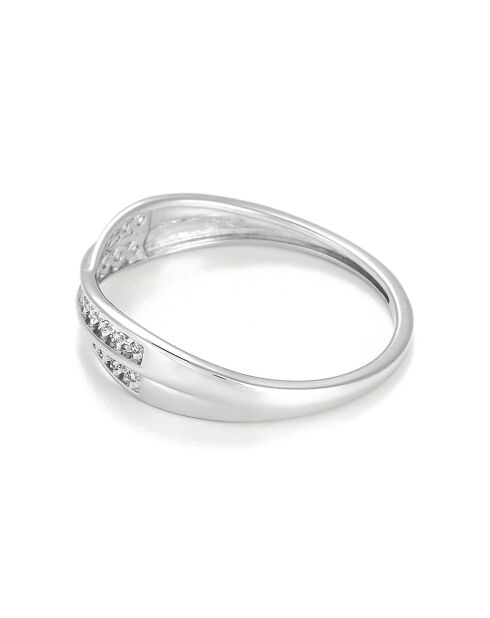 Bague Croce Diamants 0.025 ct or blanc