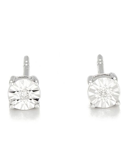 Orecchini Puce Grande Illusion Diamond in oro bianco 0,01 ct