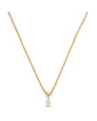 Pendentif Mon Diamant 0.05 ct or jaune