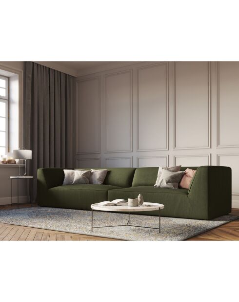 Canapé 4 Places Sao  vert - 302x93x69 cm
