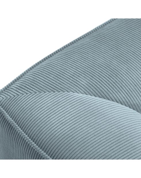 Sao 4-zits hoekbank links lichtblauw - 273x180x69 cm