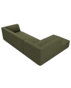 Canapé d'angle gauche 4 places Sao vert - 273x180x69 cm