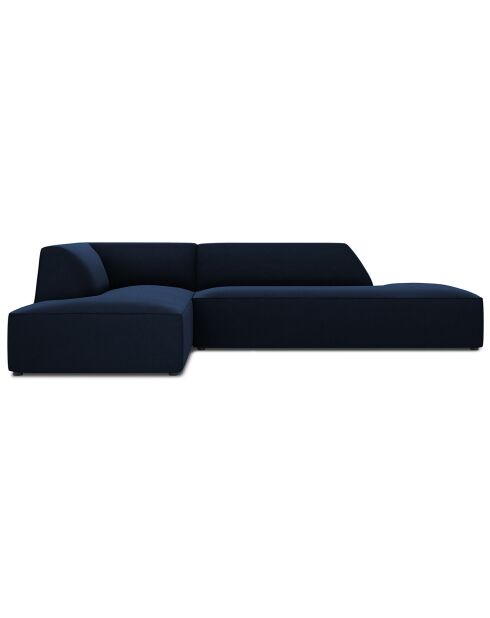 Linkes Ecksofa 4 Sitze königsblauer Sao-Samt - 273x180x69 cm