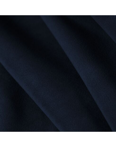 Canapé d'angle gauche 4 places velours Sao bleu roi - 273x180x69 cm